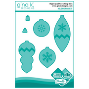 Gina K Designs - Holiday Ornaments Stamp & Die Bundle