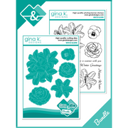 Gina K Designs - Winter Blooms Stamp & Die Bundle