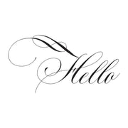 Spellbinders - Copperplate Hello Press Plate from the Copperplate Everyday Sentiments Collection by Paul Antonio