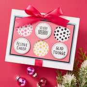 Spellbinders - Holiday Backgrounds Panels Press Plates from the Essential Holiday Collection by Lisa Horton