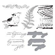 Spellbinders - Woodland Tales Impressions Press Plate & Die Set from the Woodland Tales Collection