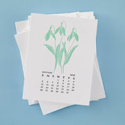 Spellbinders - January Snowdrop Press Plates from the Florals Through the Year Collection