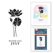 Spellbinders - July Water Lily Press Plates from the Florals Through the Year Collection