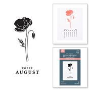 Spellbinders - August Poppy Press Plates from the Florals Through the Year Collection