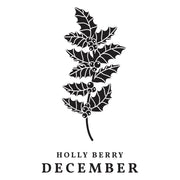 Spellbinders - December Holly Berry Press Plates from the Florals Through the Year Collection