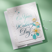 Spellbinders - BetterPress Copperplate On Your Wedding Day Sentiments Bundle