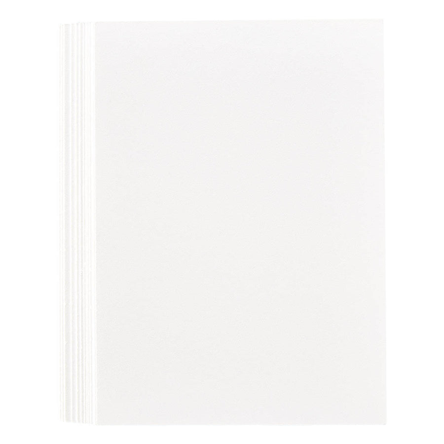 Spellbinders - Porcelain BetterPress A7 Cotton Card Panels  - 25 Pack