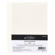 Spellbinders - Bisque BetterPress A7 Cotton Card Panels  - 25 Pack