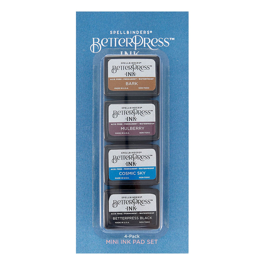 Spellbinders - Regal Tones BetterPress Ink Mini Set - 4 Pack