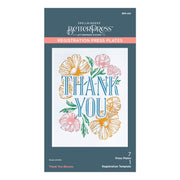 Spellbinders - Thank You Blooms Registration Press Plates from the BetterPress Place & Press Registration Collection