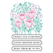 Spellbinders - Blooming Garden Press Plates from the BetterPress Place & Press Registration Collection