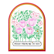 Spellbinders - Blooming Garden Press Plates from the BetterPress Place & Press Registration Collection