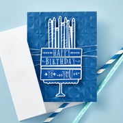 Spellbinders - BetterPress Society April 2024 (Birthday Layer Cake Registration Press Plates & Die Set)