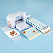 Spellbinders Retailer Exclusive Blue Mist Platinum Scout Die Cutting and Embossing Machine - 3.5" Platform