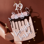 Spellbinders - Ganache Gateau Etched Dies from the Bougie Birthday Collection by Nina Boettcher