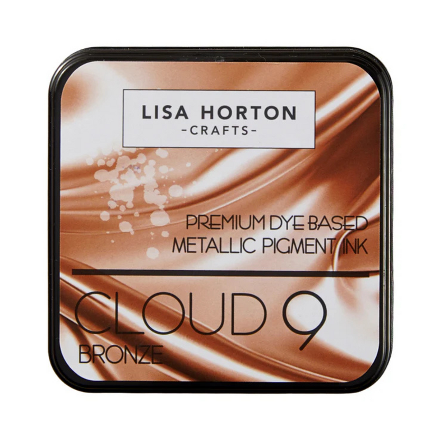 Lisa Horton Crafts Cloud 9 Metallic Ink Pad - Bronze