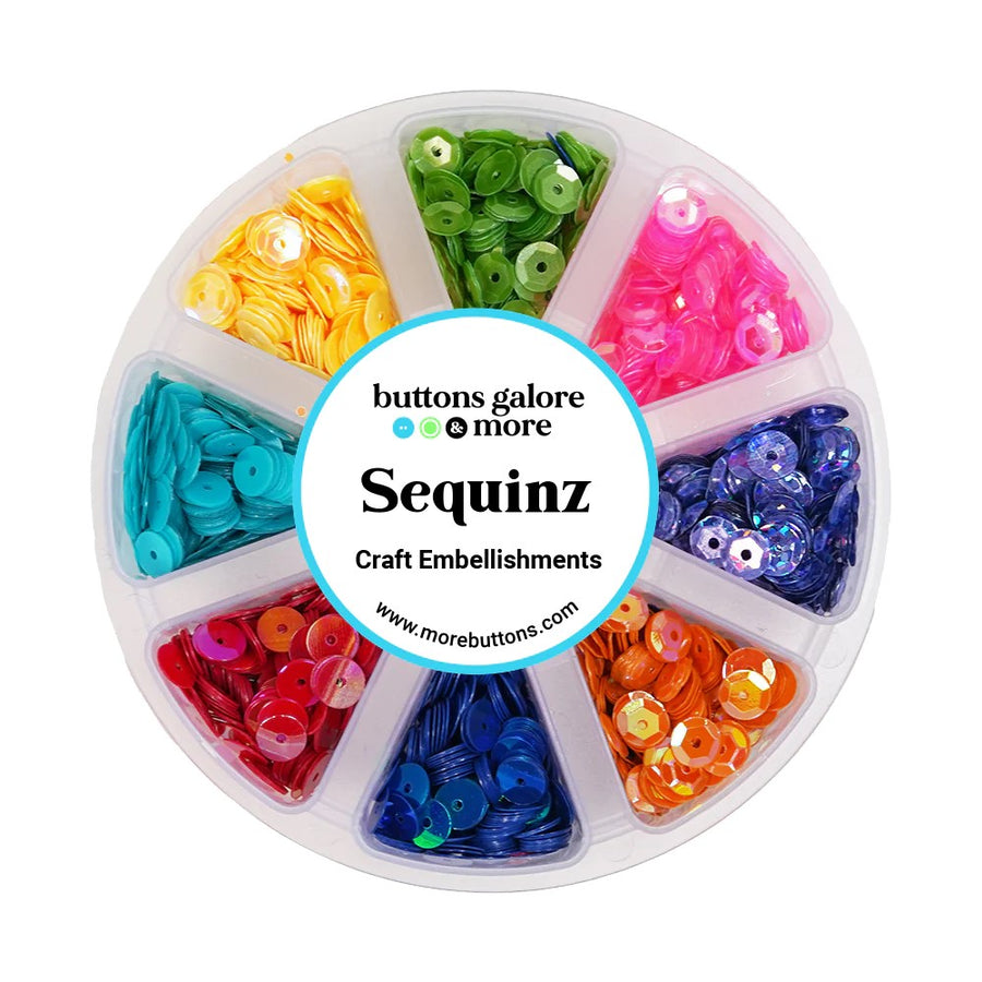 Buttons Galore & More - Sequins Bright Mix Pinwheel