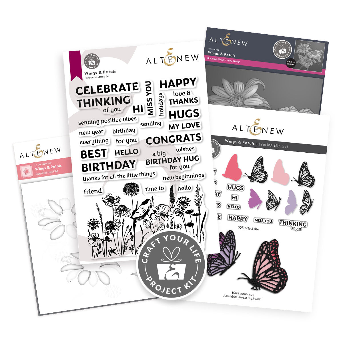 Altenew - Craft Your Life Project Kit: Wings & Petals