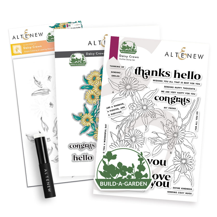 Altenew - Build-A-Garden: Daisy Crown & Add-on Die Bundle