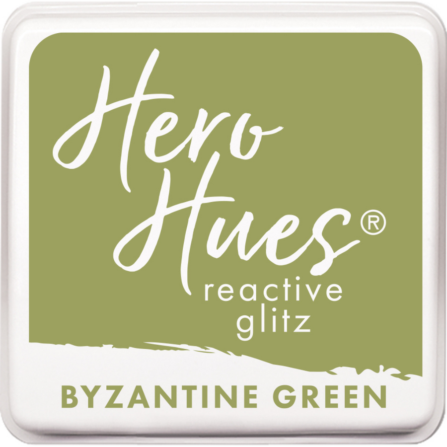 Hero Arts - Byzantine Green Reactive Glitz Ink