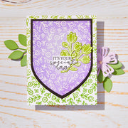 Hero Arts - Whimsy Floral Cling Rubber Stamp from the Spring Whimsy Collection