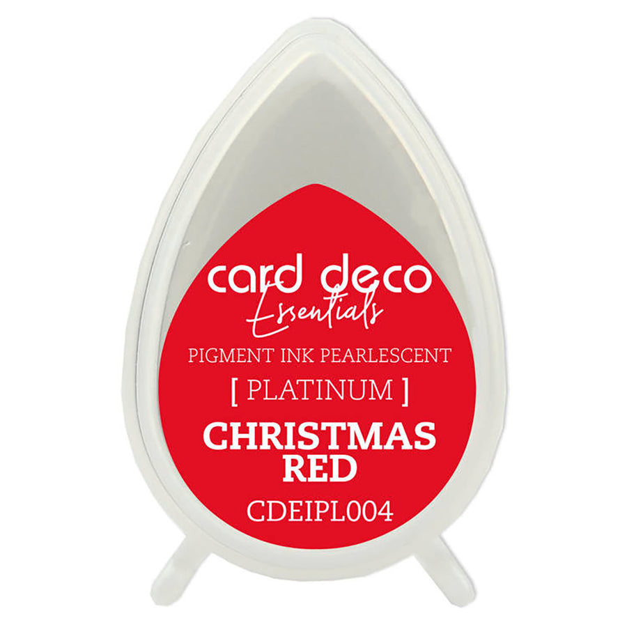 Couture Creations - Pearlescent Christmas Red Card Deco Essentials Fast-Drying Pigment Ink Pad