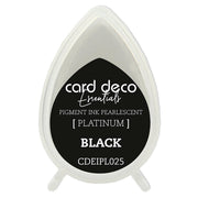 Couture Creations - Pearlescent Black Card Deco Essentials Fast-Drying Pigment Ink Pad