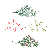 Hero Arts - Color Layering Holly Branch