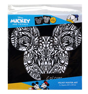 ColourMe Velvet Art Posters - Mickey and Minnie (2 pack)