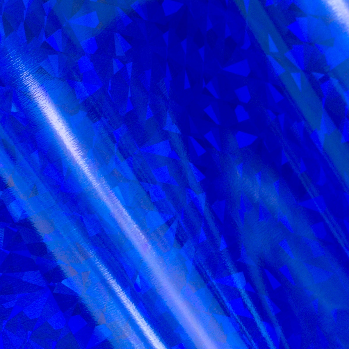 Couture Creations - Blue Foil (Iridescent Triangular Pattern)