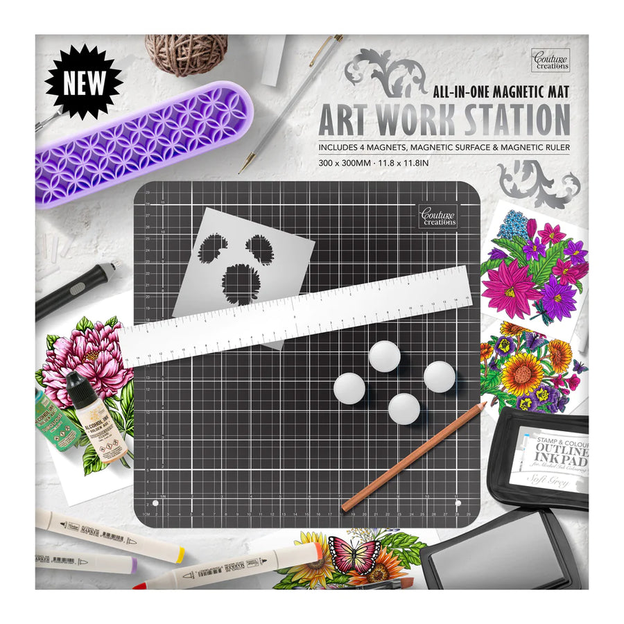 Couture Creations - All-In-One Magnetic Art Work Station