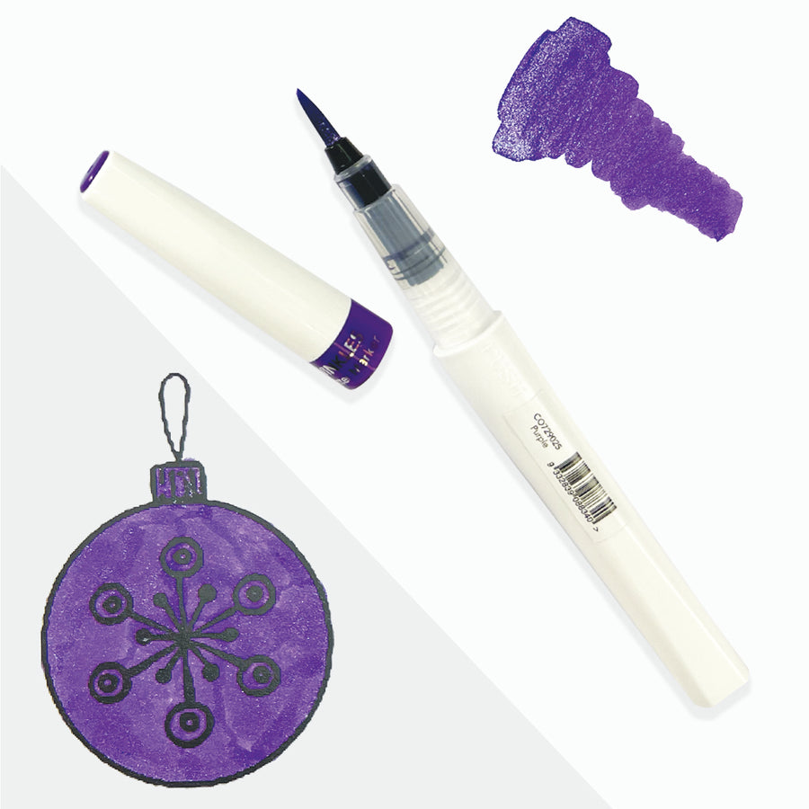 Couture Creations - Winkles Glitter Markers - Purple