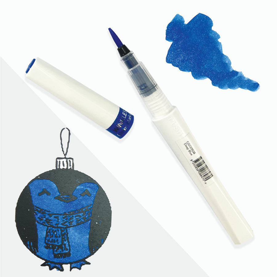 Couture Creations - Winkles Glitter Markers - Deep Blue