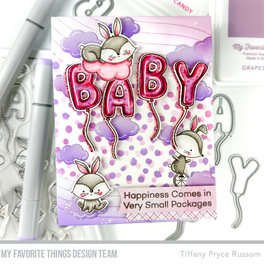My Favorite Things - Happiness Comes in Very Small Packages Stamps