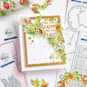 Pinkfresh Studio - Holiday Greetings Sentiments Stamp