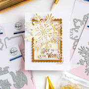 Pinkfresh Studio - Holiday Greetings Sentiments Stamp