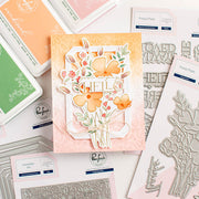 Pinkfresh Studio - Playful Petals Stamps