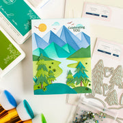 Pinkfresh Studio - Mountains Stencils