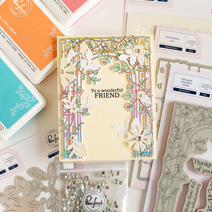 Pinkfresh Studio - Blooming Arch Press Plates