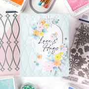 Pinkfresh Studio - Cheerful Blossoms Stamps