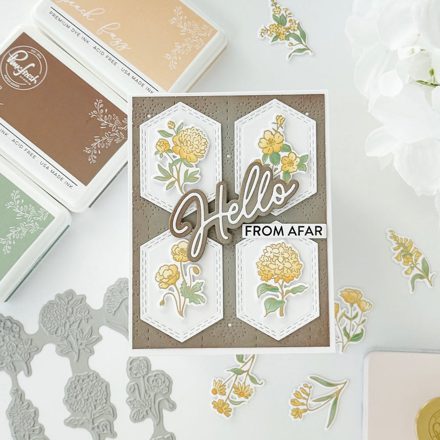 Pinkfresh Studio - Beautiful Botanicals Stencils