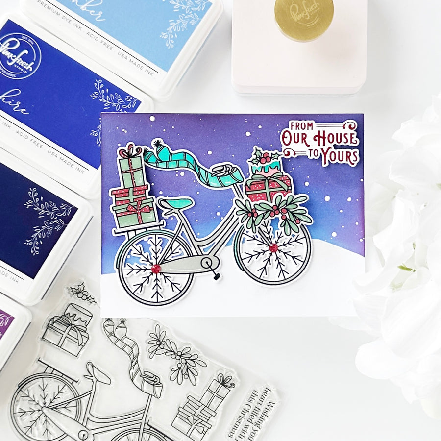 Pinkfresh Studio - Holiday Bicycle Die