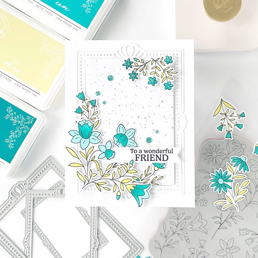 Pinkfresh Studio - Print Shop: Modern Botanicals Stamp