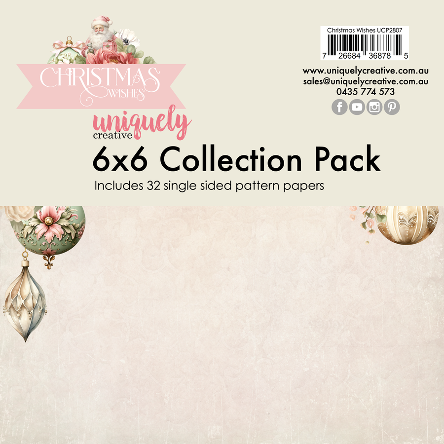 Uniquely Creative - Christmas Wishes 6" x 6" Collection Pack