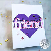 Hero Arts - Smile Friend Stamp & Cut XL