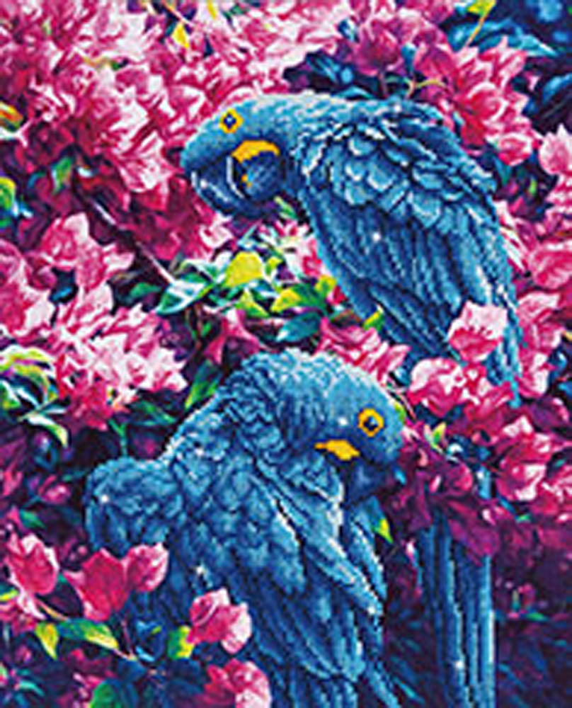 Diamond Dotz - Blue Parrots