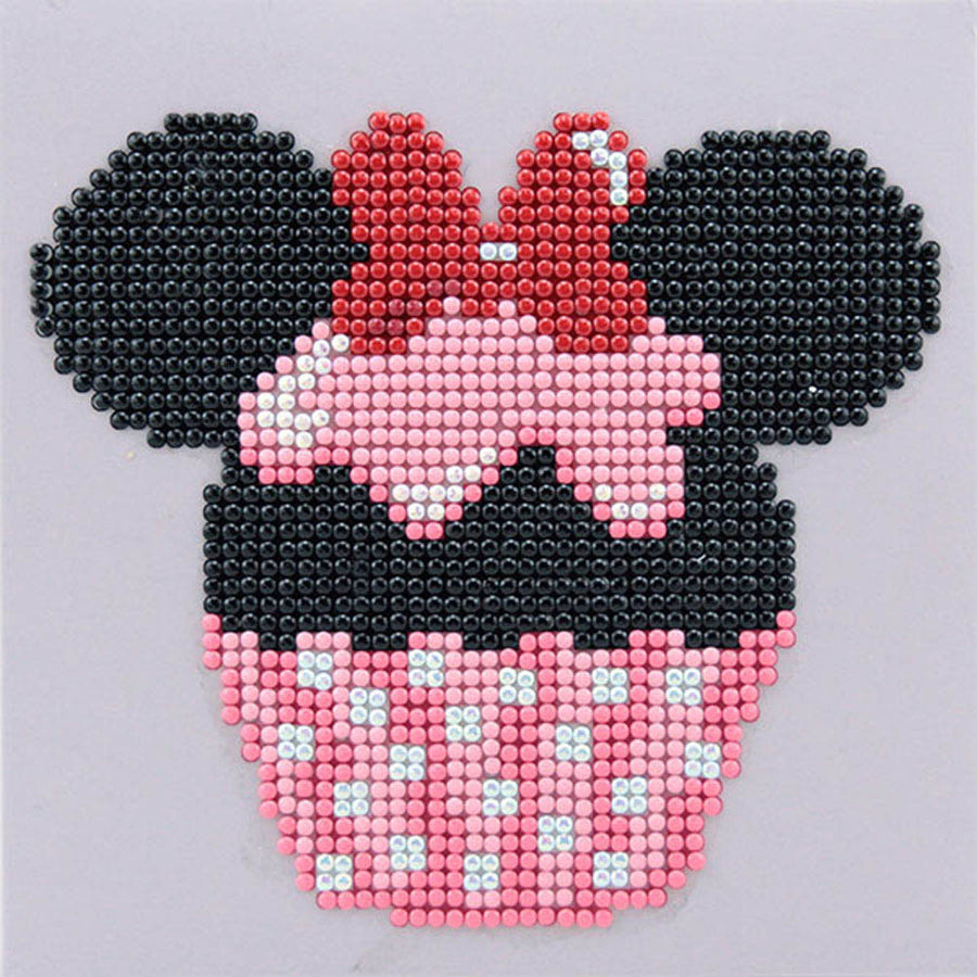 Diamond Dotz® Dotzbox - Cupcake Minnie (15cm x 15cm)