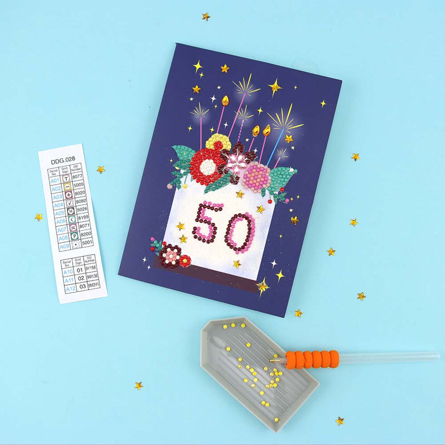 Diamond Dotz Card Kit - Happy Birthday