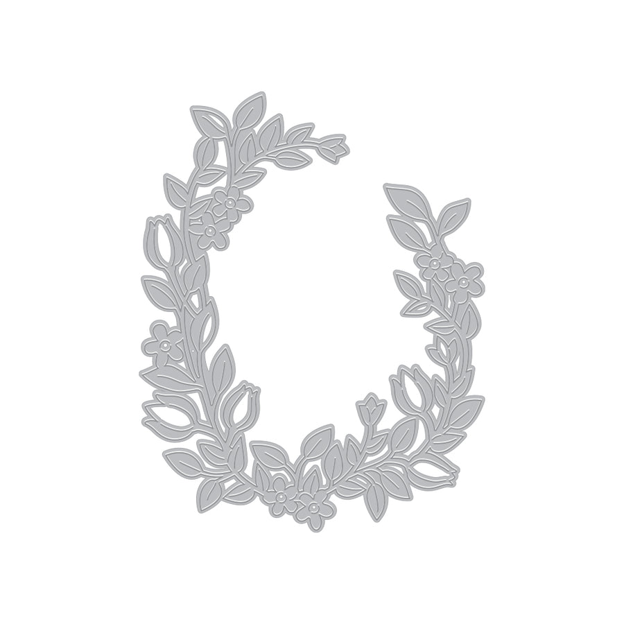 Hero Arts - Floral Wreath Fancy Die