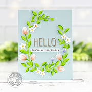 Hero Arts - Floral Wreath Fancy Die